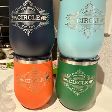 Inner Circle custom drinkware