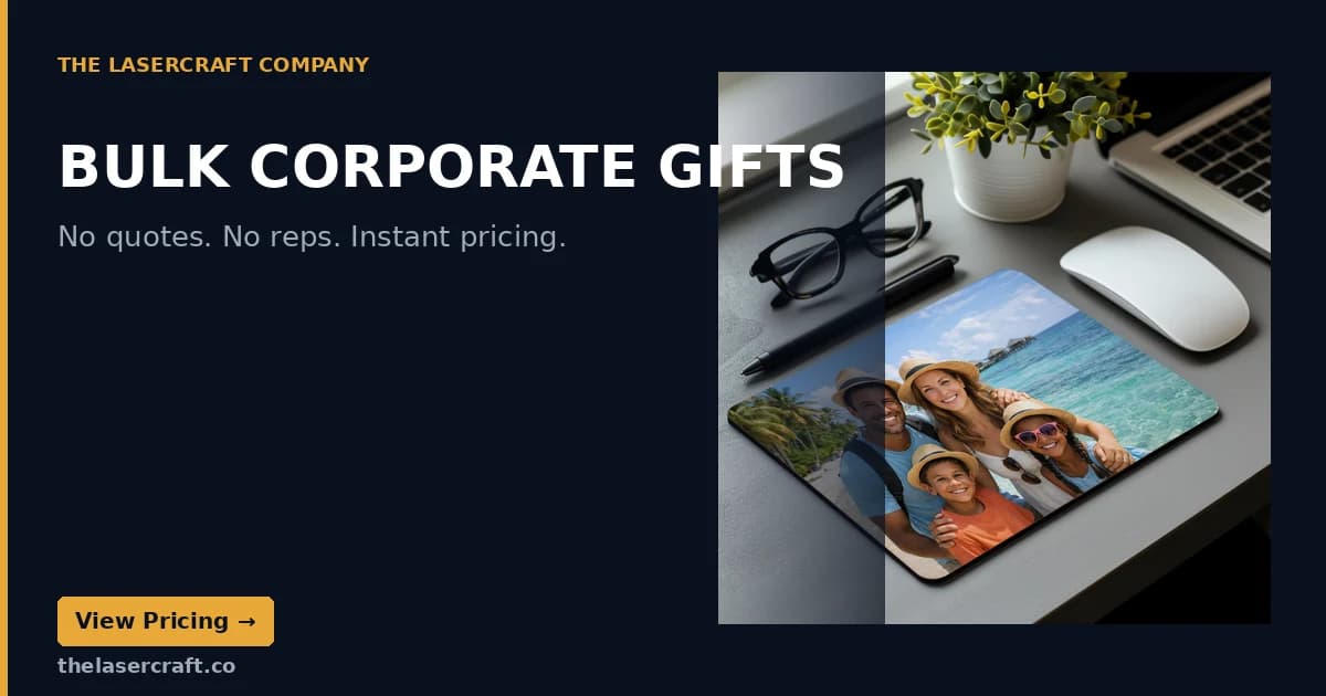 Bulk Corporate Gifts With Your Logo — No Quotes, No Minimums