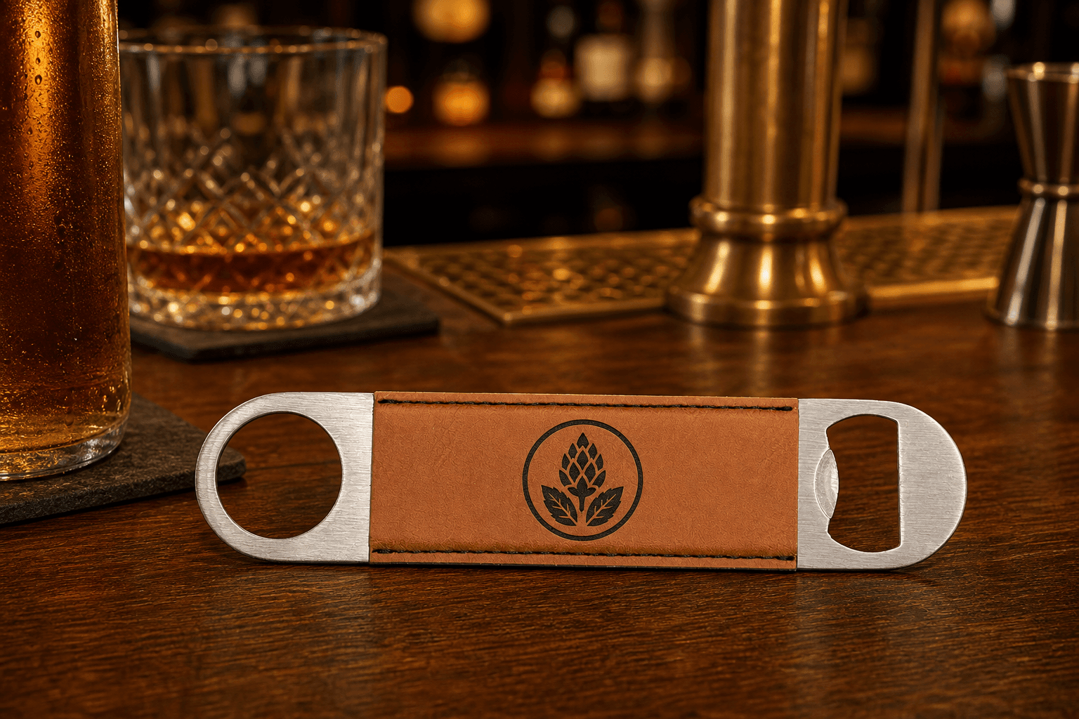 Leatherette Bottle Openers