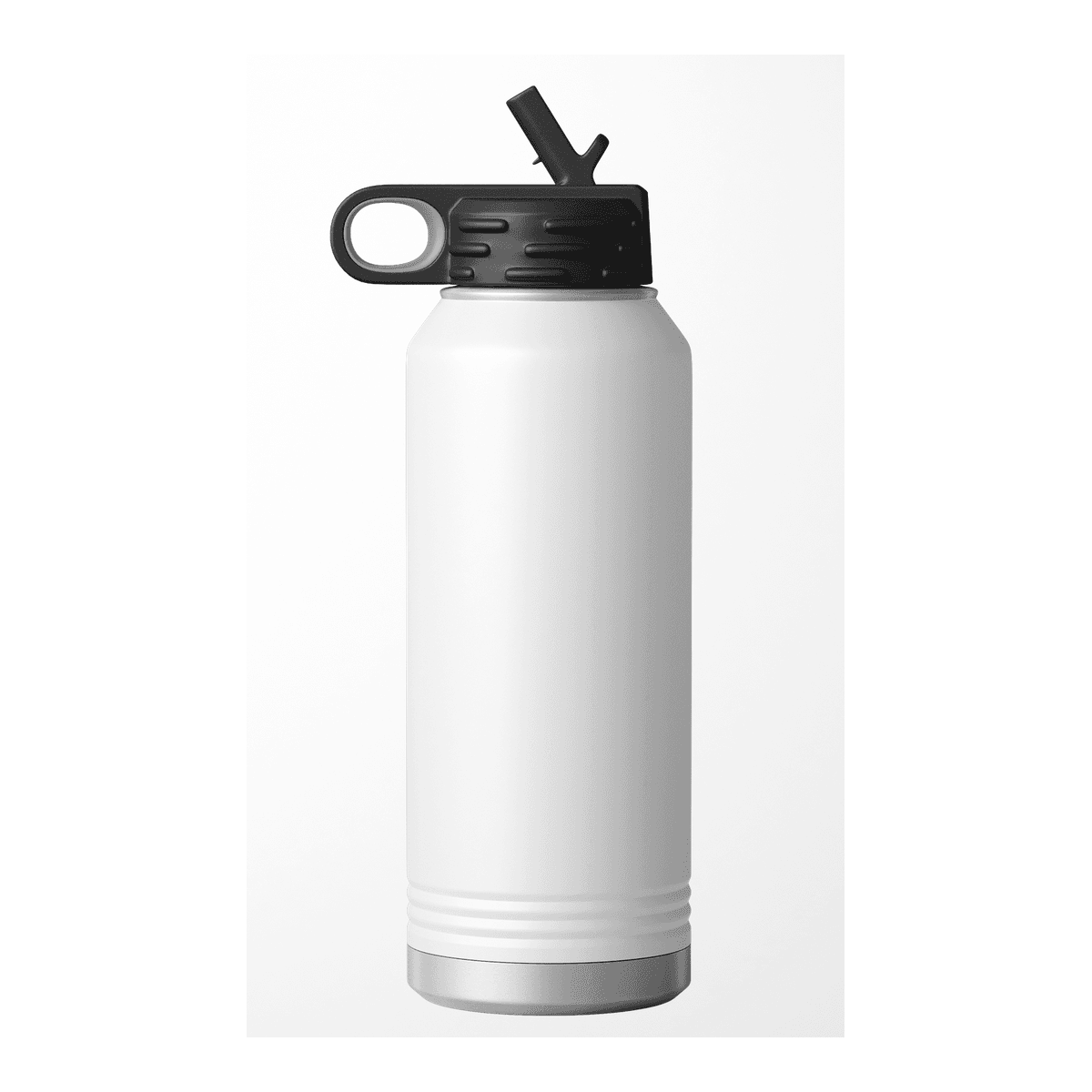 White Custom 32oz Water Bottle