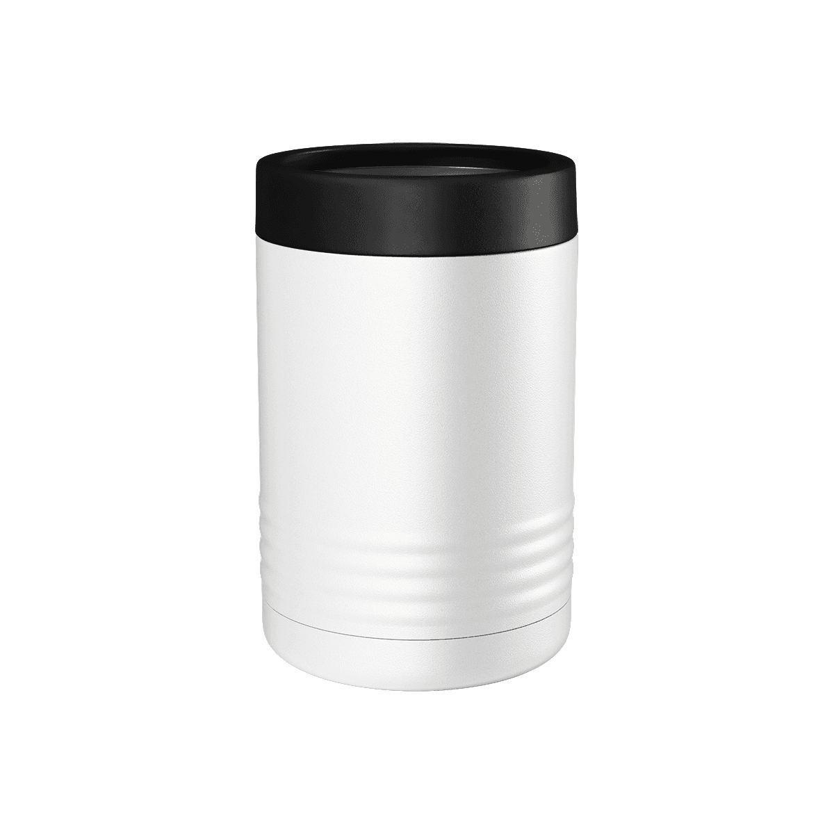 White Custom Engraved Can & Bottle Holder