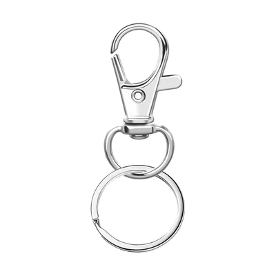 silver mini swivel lobster clasp